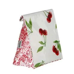 Lunch Bag - White Cherries