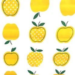 Mexican Oilcloth Spotty Apples Yellow