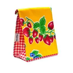 Lunch Bag - Yellow Strawberries